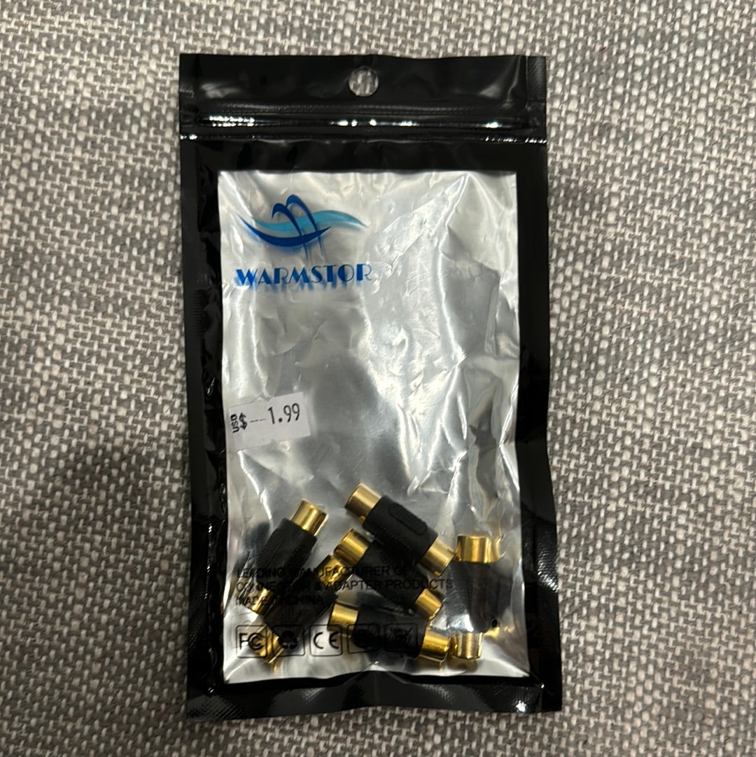 Raccord double femelle RCA