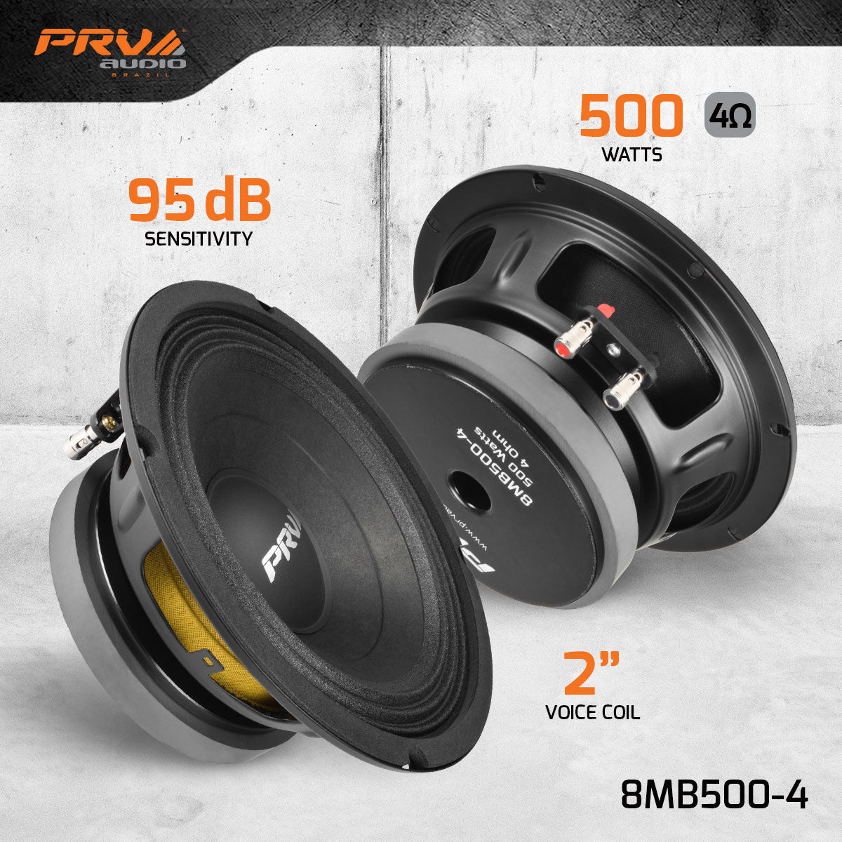 PRV 8MB500-4 Midbass PRV Audio