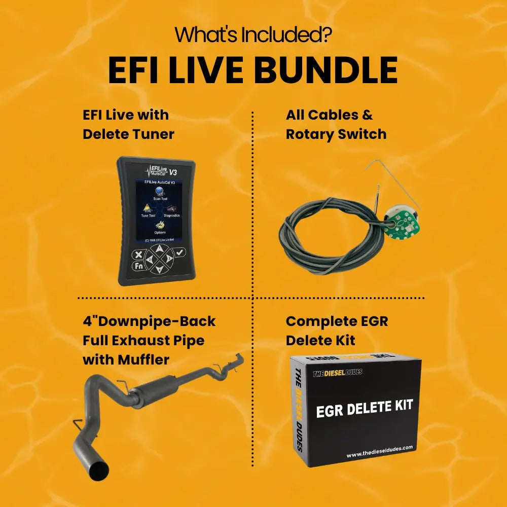 GM/Chevy Duramax 6.6L LBZ Full Delete Bundle | 2006-2007 thedieseldudes
