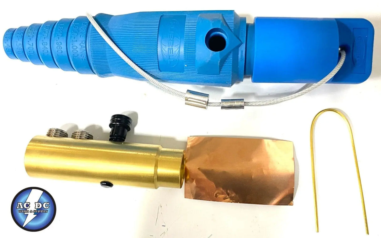 Hubbell HBL300MBL M/F CAM LOCK PAIR W/ Protective Caps for 300A Single Pole CAM Hubbell
