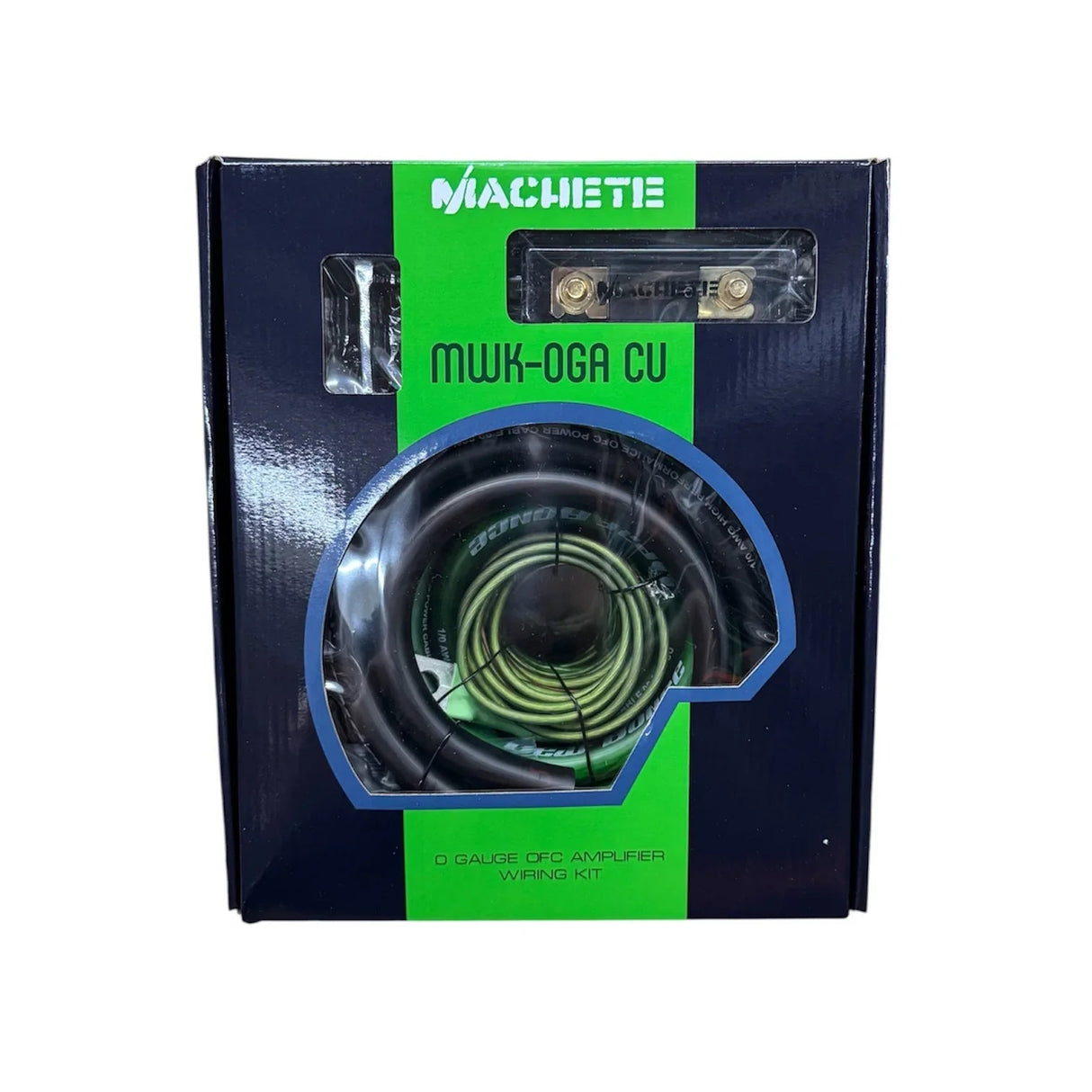 Deaf Bonce Machete MWK-0GA CU 0 Gauge OFC Copper Amplifier Wiring Kit Deaf Bonce
