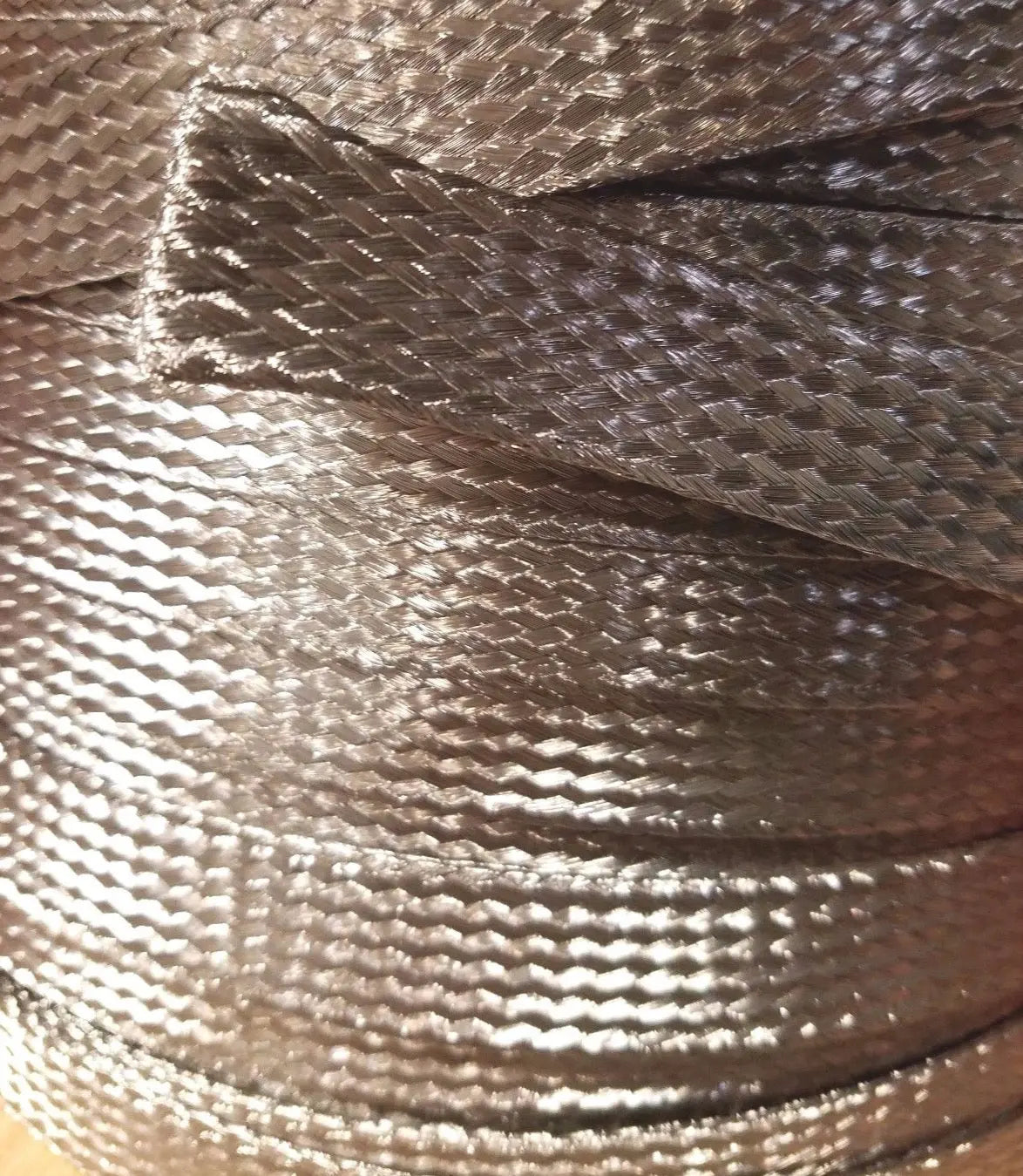 50 FEET 3/4 Stainless Steel FLAT Braid Sleeving #304 Grade USA MADE AC/DCWIREANDSUPPLY