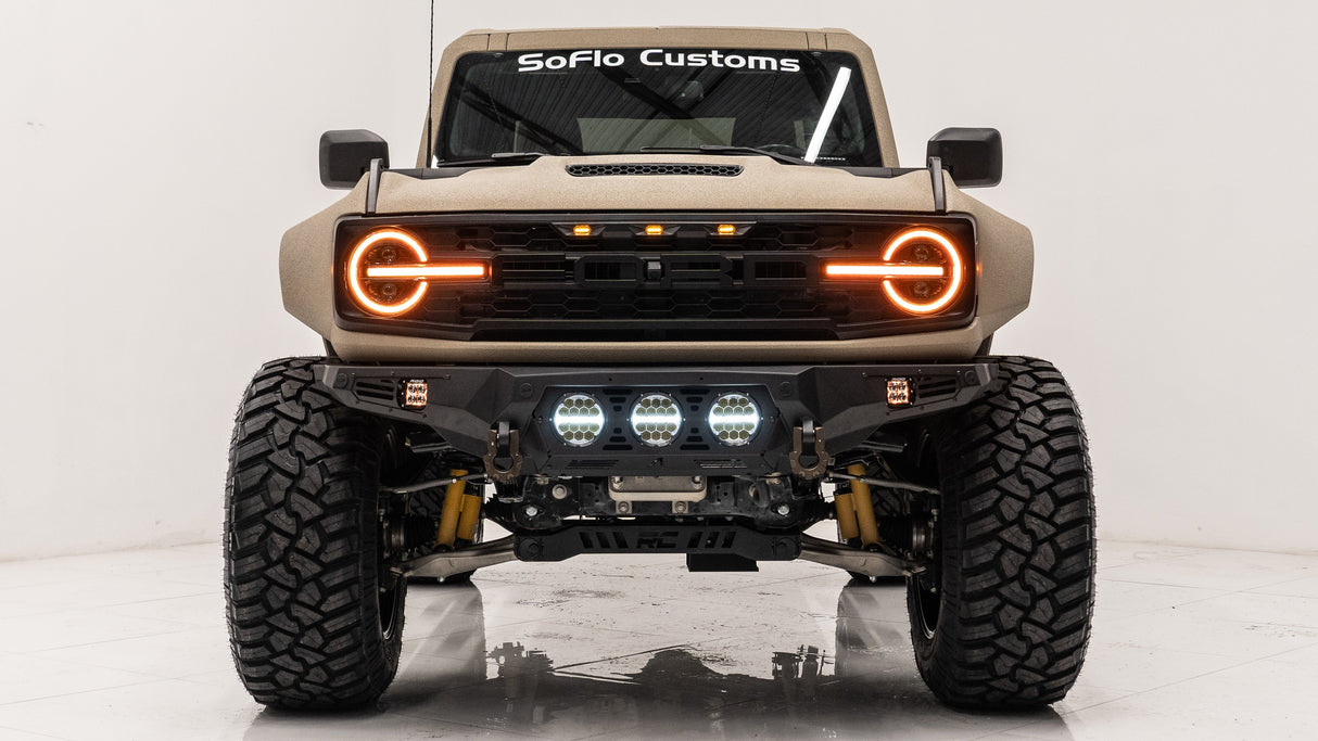 Ford Bronco Baja Front Bumper w/ Lights 2021-2026