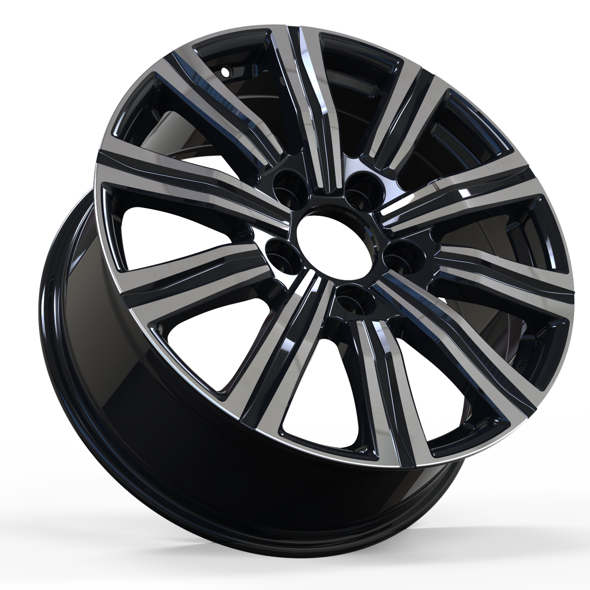 21x8.5 5x150 Black Machine Face 4 pcs Wheels For Lexus/Toyota