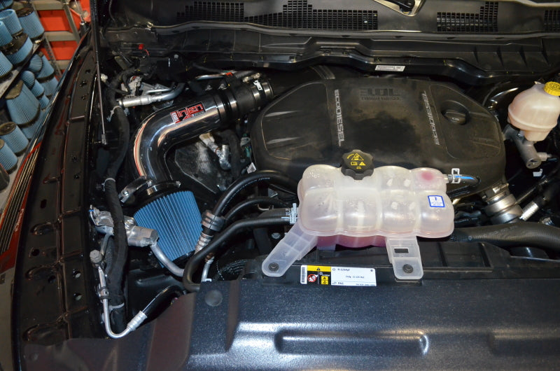 Admission d'air courte Power-Flow pour Dodge Ram 3.0L V6 Wrinkle Black 14-18