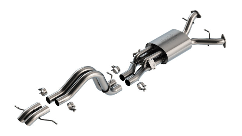 Borla 3.0L Cat-Back Exhaust System High Clearance Climber Design with ATAK Sound| 2021+ Ford Bronco Raptor