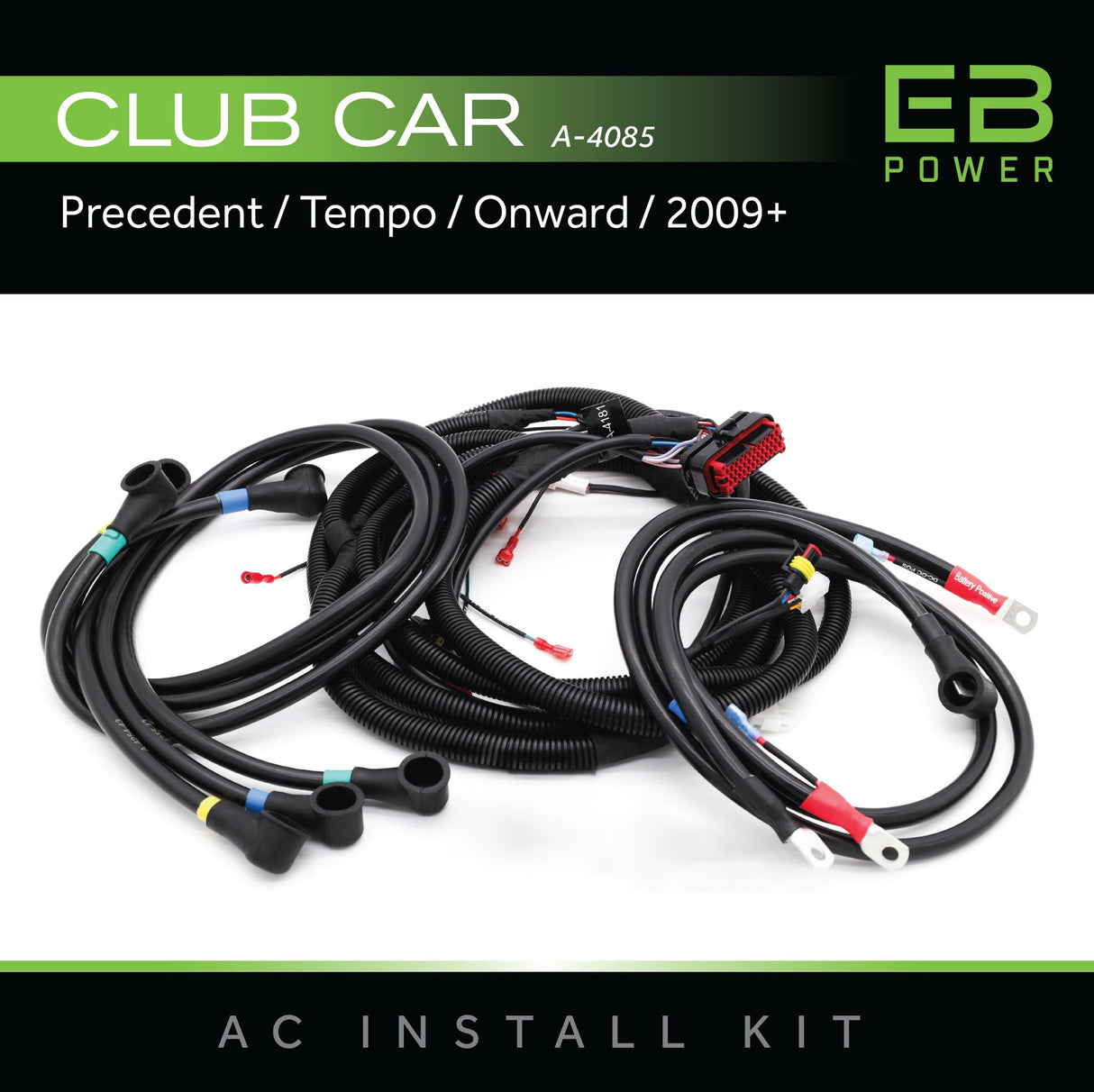 EB Power AC Kit / 450A + 4kW (BETTER TORQUE) / Club Car Precedent/Tempo/Onward / 2009+
