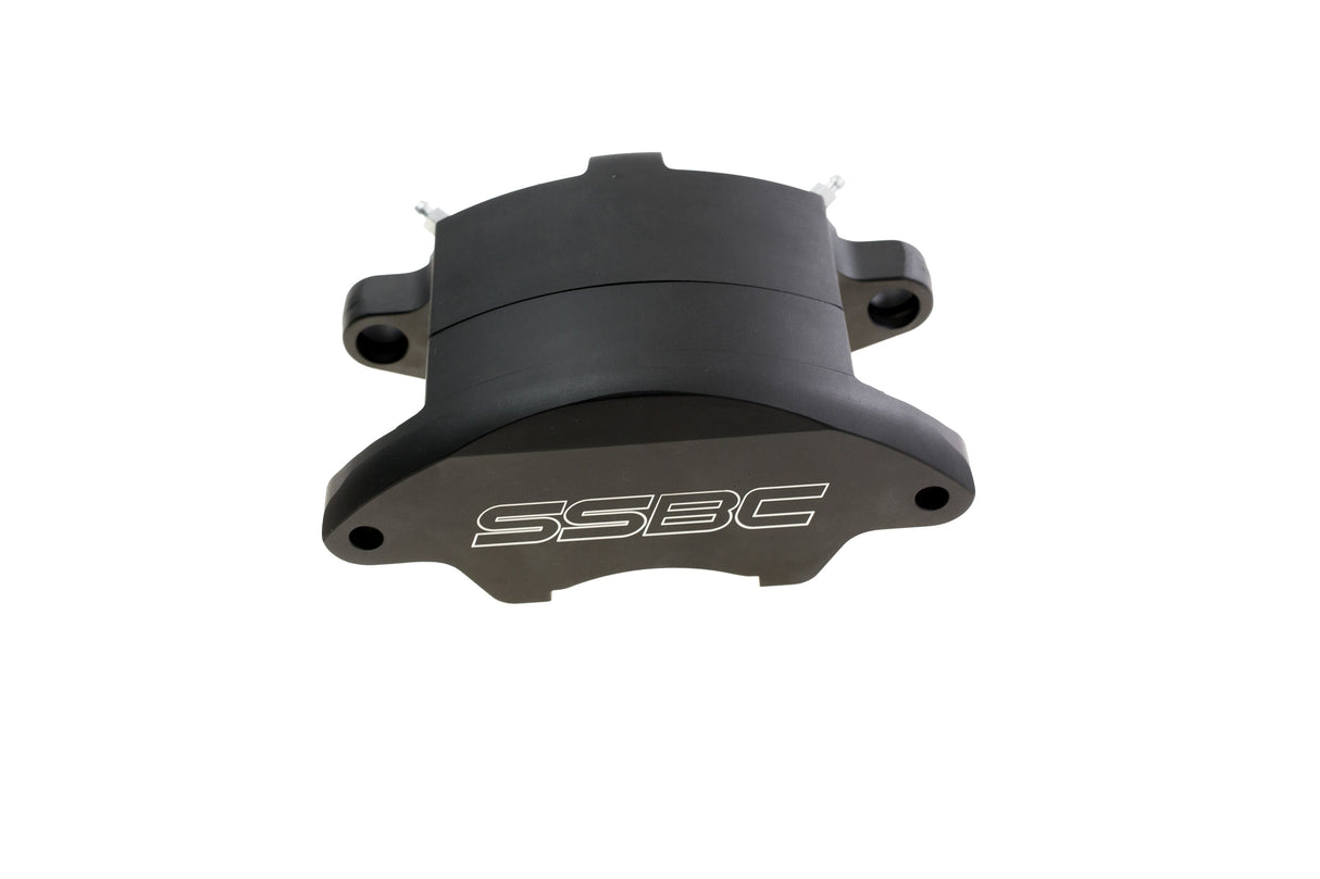 American Made Super Twin HD 2-Piston Billet Aluminum Front Drum to Disc Brake Conversion Kit W/Rotors. Black A123-ABK
