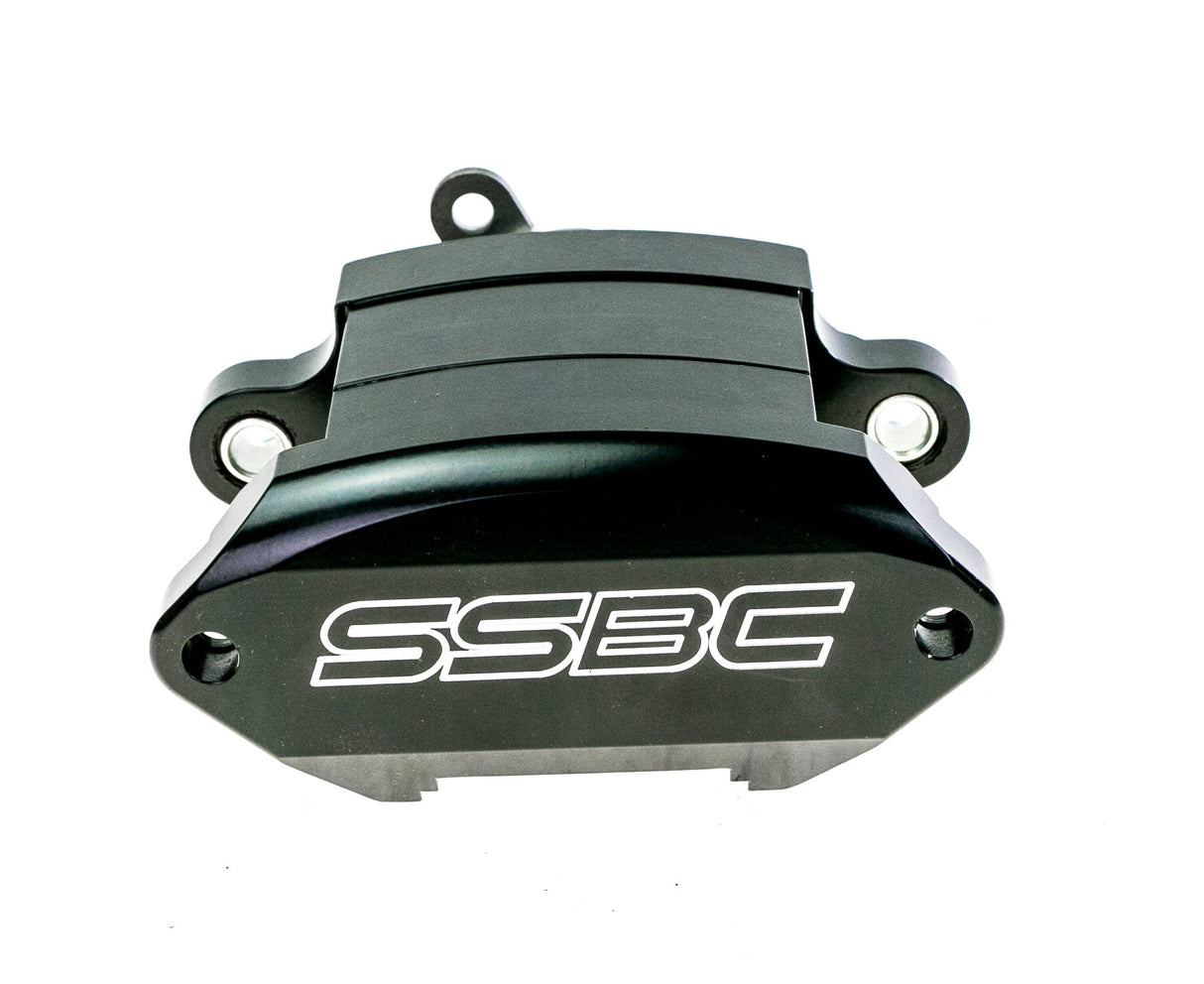 American Made Sport R1 Billet Aluminum Rear Drum to Disc Brake Conversion Kit W/Rotors. Black A125-30BK