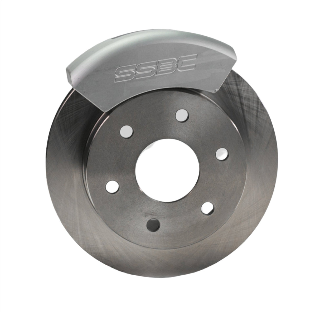 American Made Tri-Power 3-Piston Billet Aluminum Rear Drum to Disc Brake Conversion Kit W/Rotors. Clear A126-4