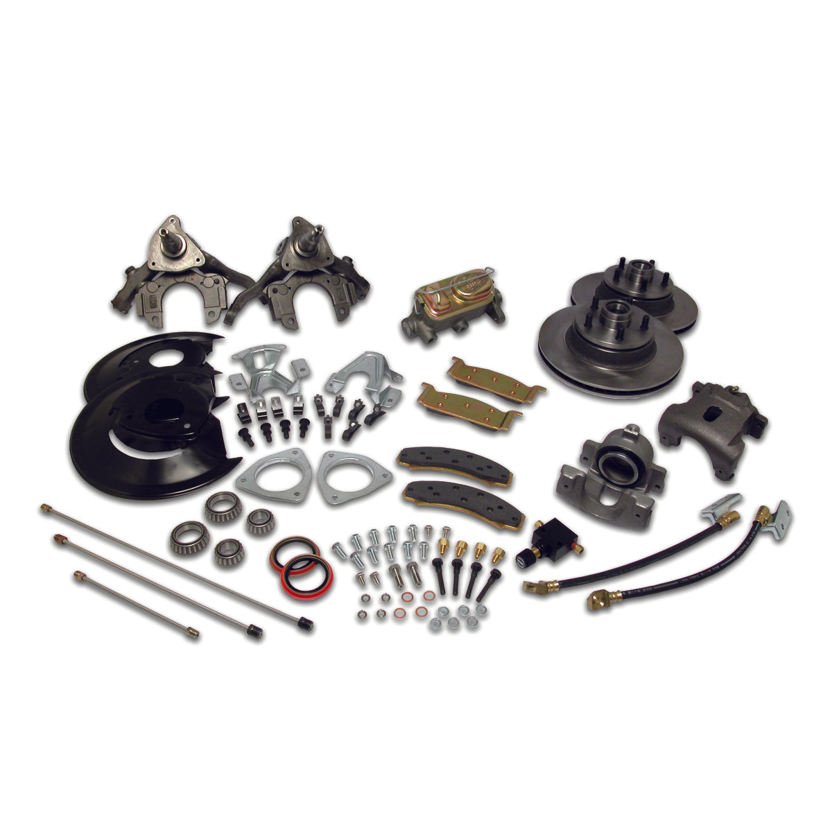 Front Drum to Disc Brake Conversion Kit 68-69 Mustang, Non-Power. A132-1