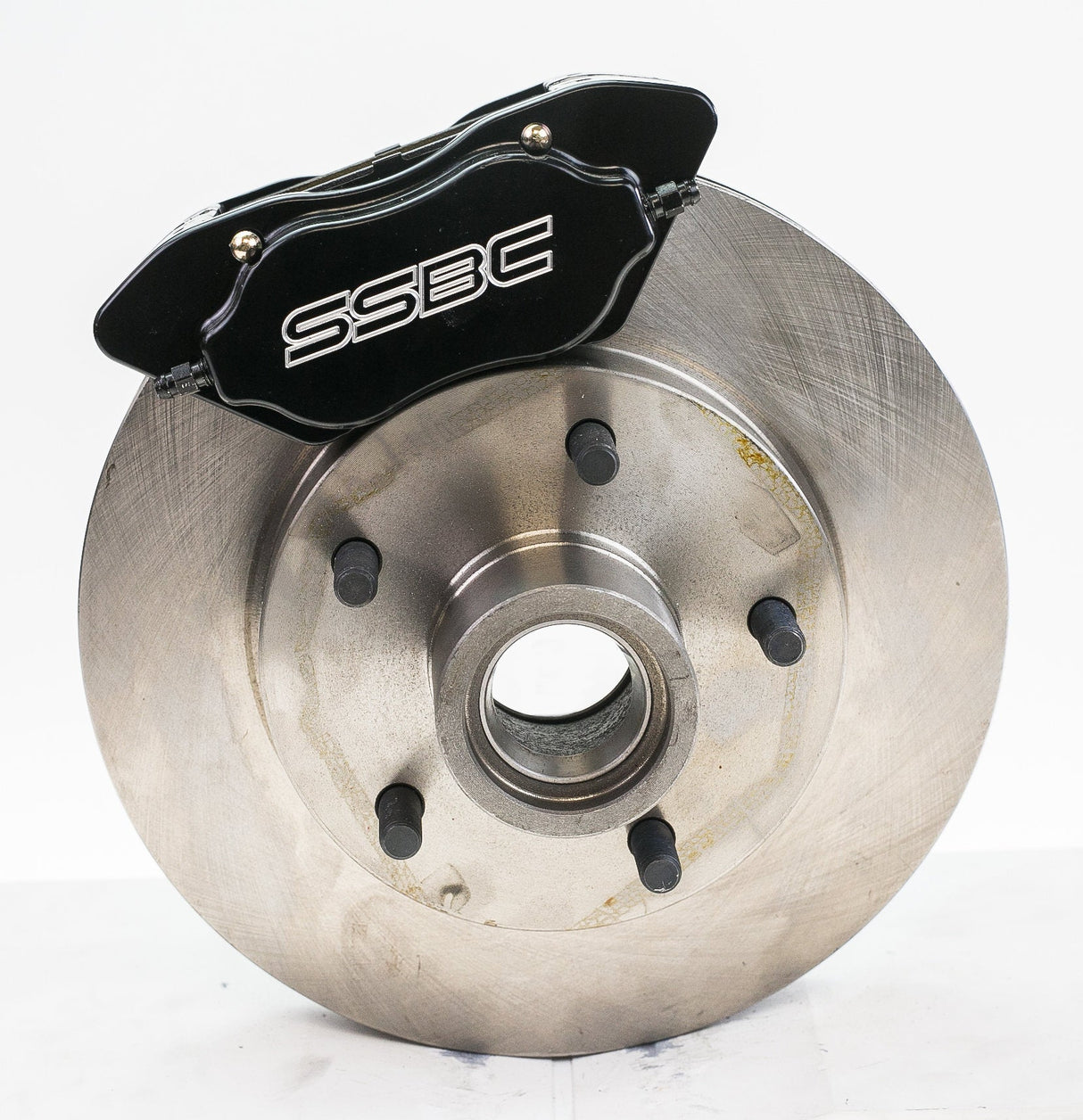 American Made Comp S 4-Piston Billet Aluminum Quick Change Front Caliper Upgrade Kit. Black A198BK