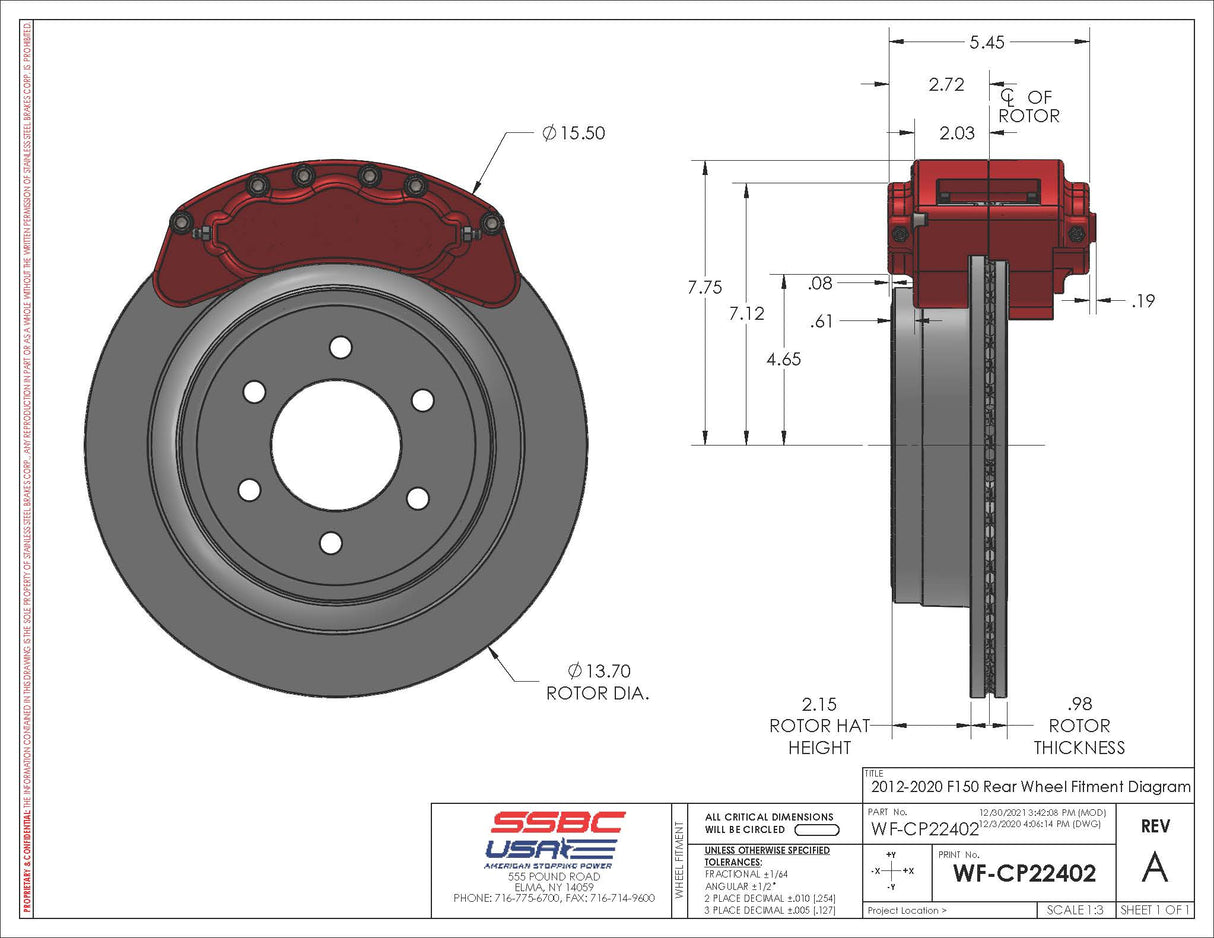American Made 4 Wheel B8-Brawler 8 Piston Direct Fit Billet Aluminum Big Brake Bundle. A414-2021-BBB
