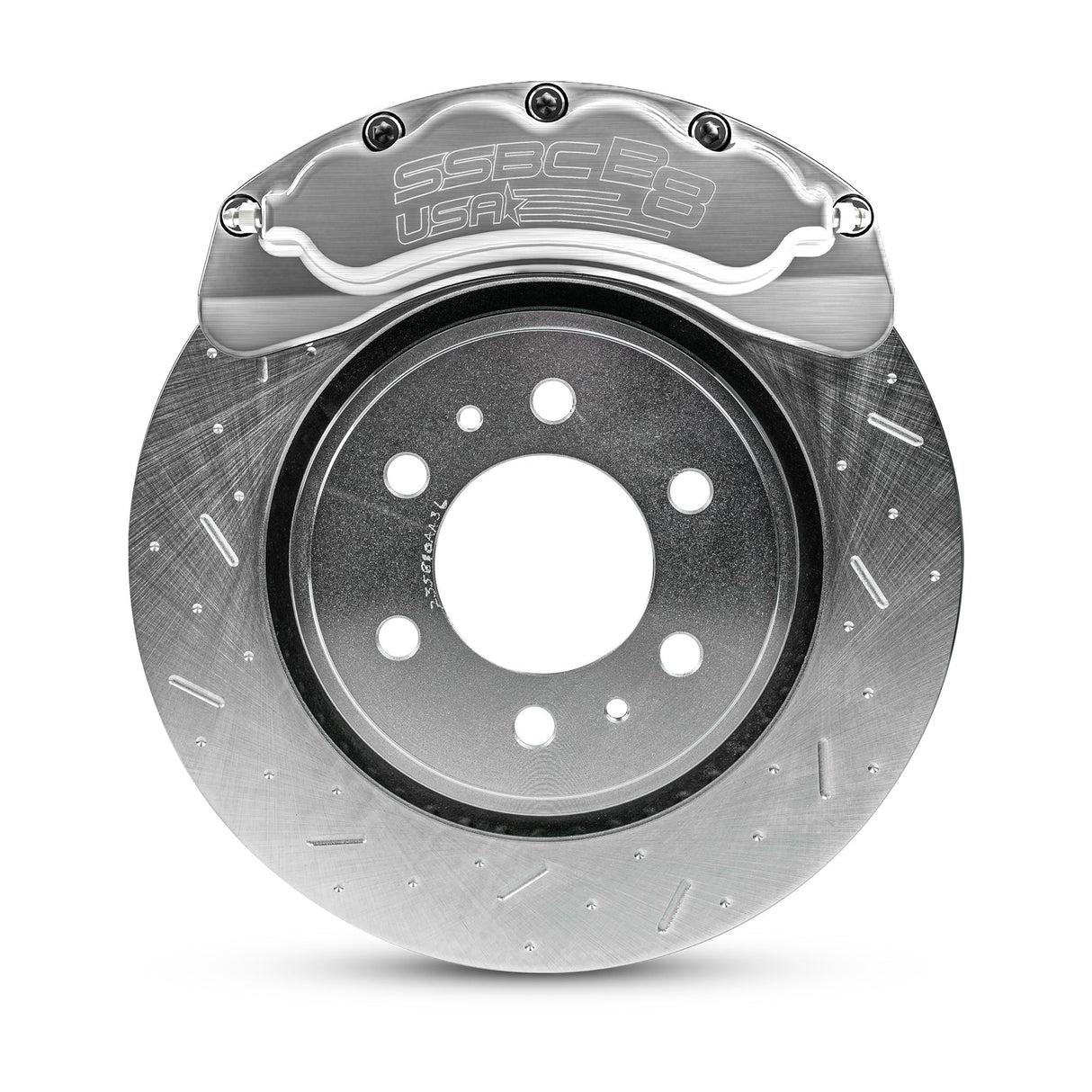 American Made B8-Brawler 8 Piston Direct Fit Front Caliper Upgrade Kit. Clear A414-30