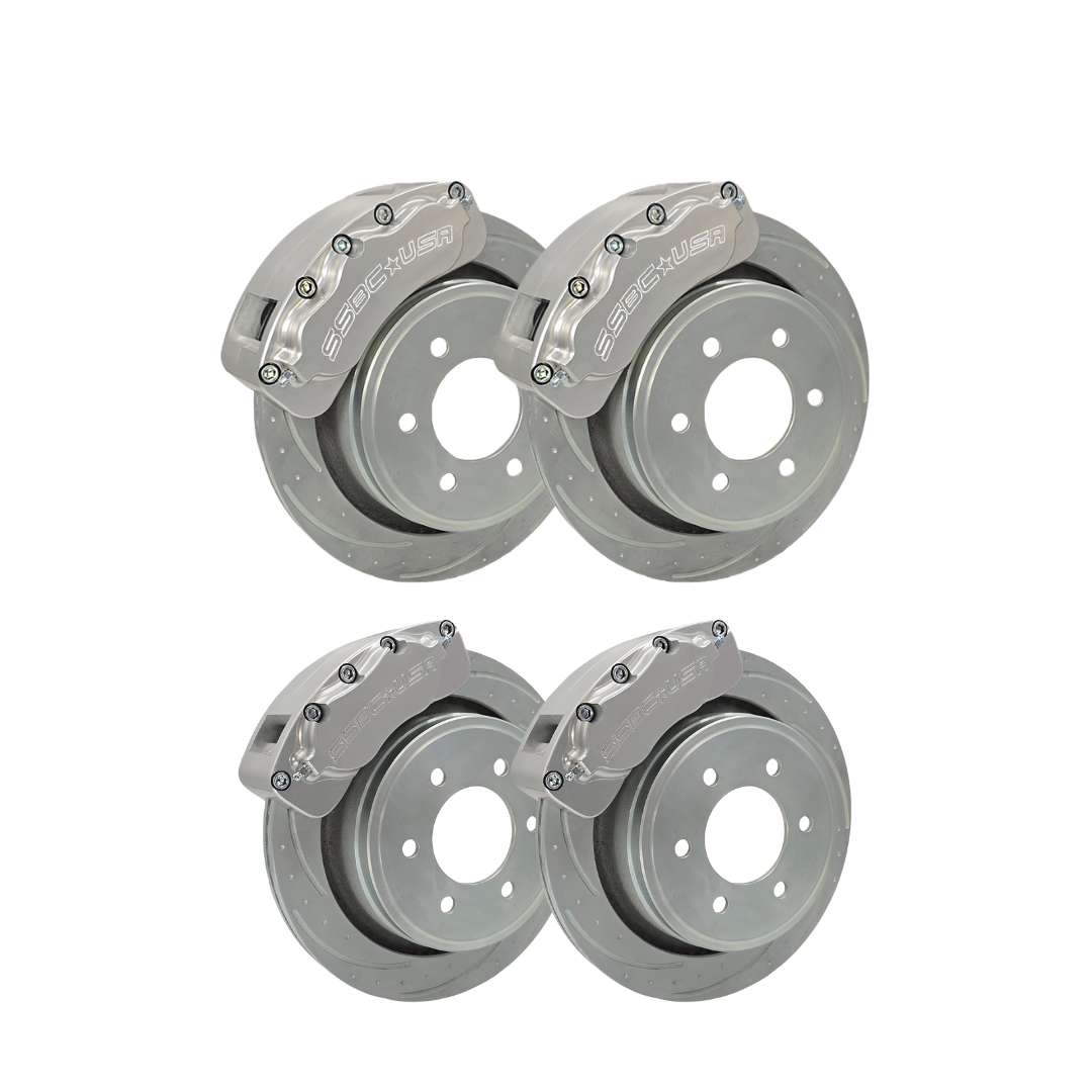 American Made 4 Wheel Brawler LT Direct Fit Billet Aluminum Big Brake Bundle. A415-3031-BBB