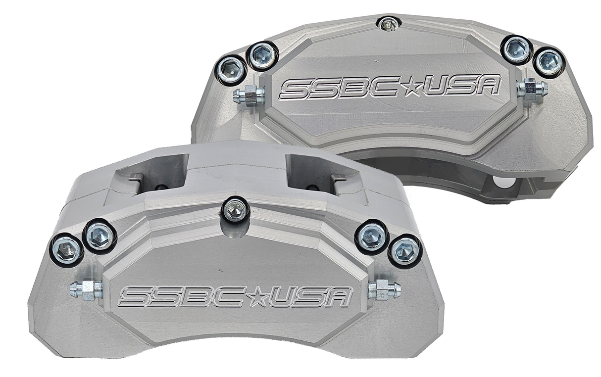American Made M4-Moab 4-Piston Billet Aluminum Rear Disc Brake Kit W/DS Rotors. Clear A434-11-DS