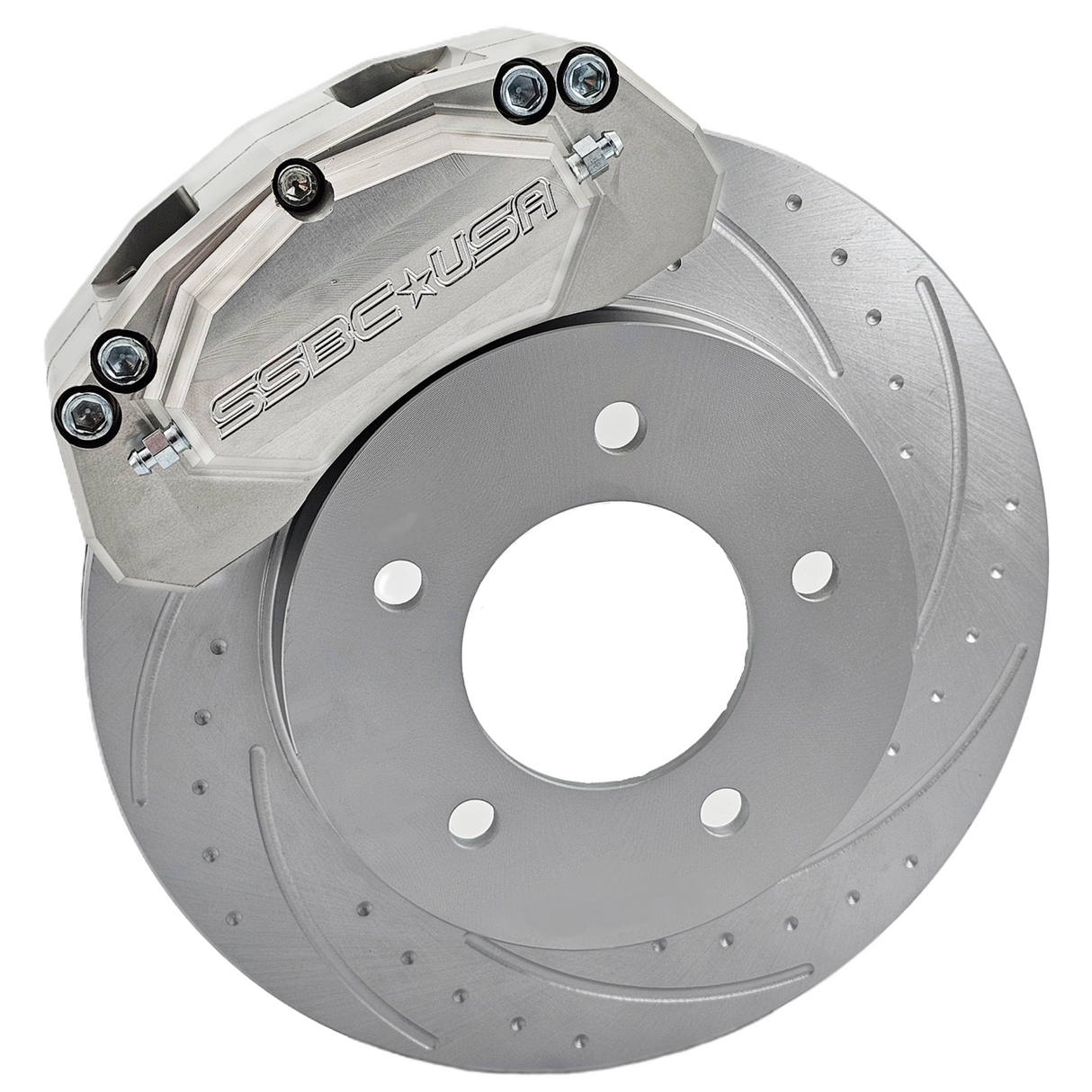 American Made M4-Moab 4-Piston Billet Aluminum Rear Caliper Upgrade Kit. Clear A434-11