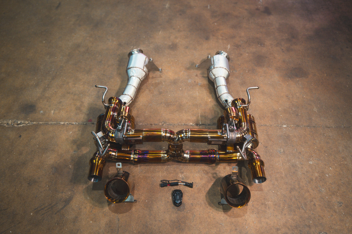Ferrari 458 Speciale Valved Sport Exhaust System Valvetronic Designs