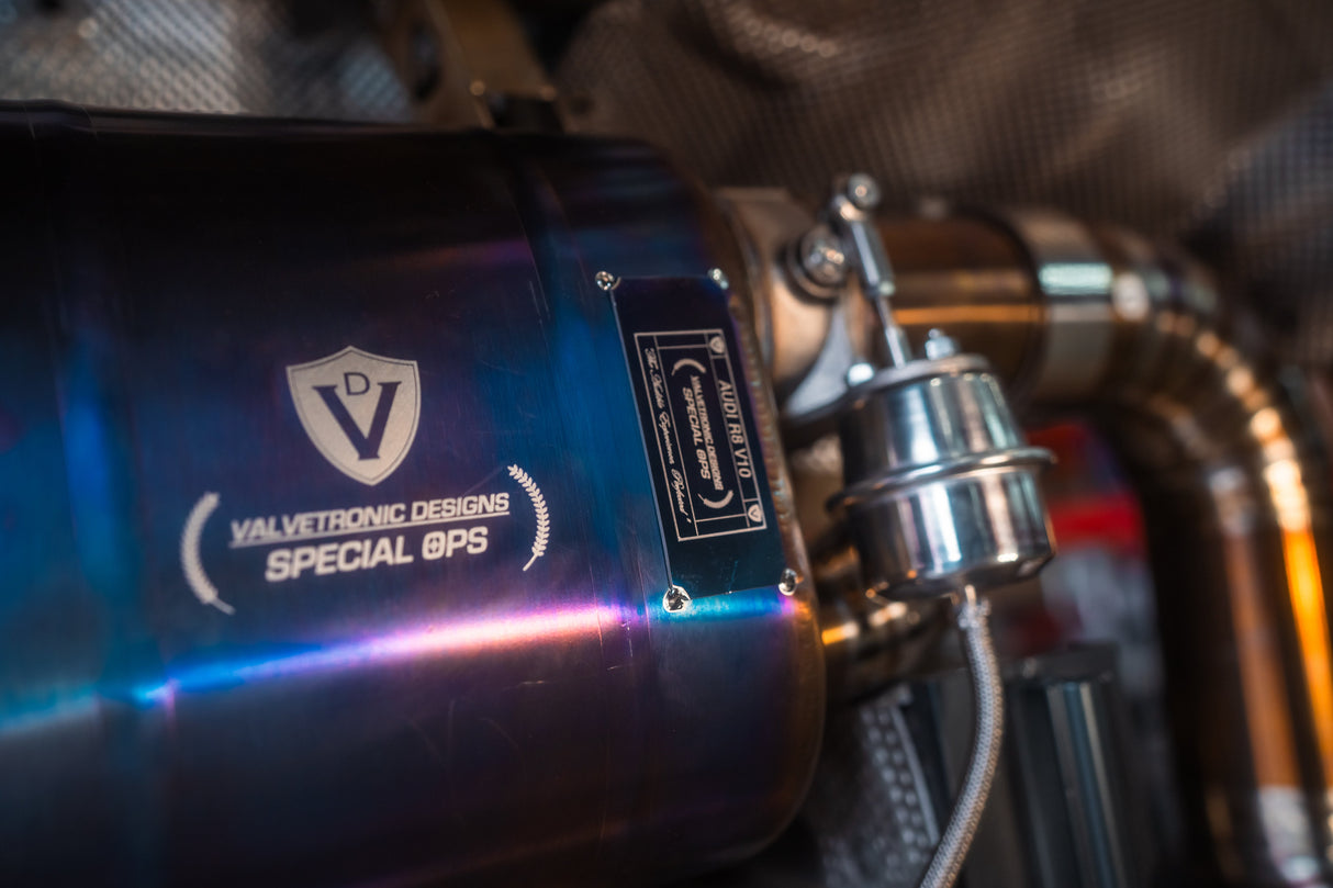 Audi R8 Valved Exhaust System Valvetronic Designs