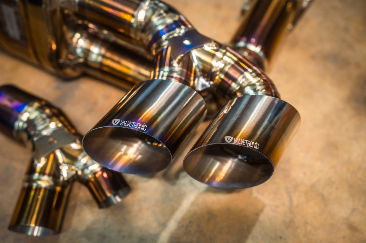 Valvetronic Valved Race Exhaust System for Porsche 911 Turbo 991.1 / 991.2 Valvetronic Designs