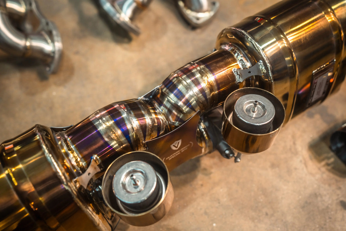 Valvetronic Valved Race Exhaust System for Porsche 911 Turbo 991.1 / 991.2 Valvetronic Designs