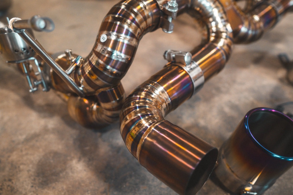Ferrari F8 Valved Sport Exhaust System Valvetronic Designs