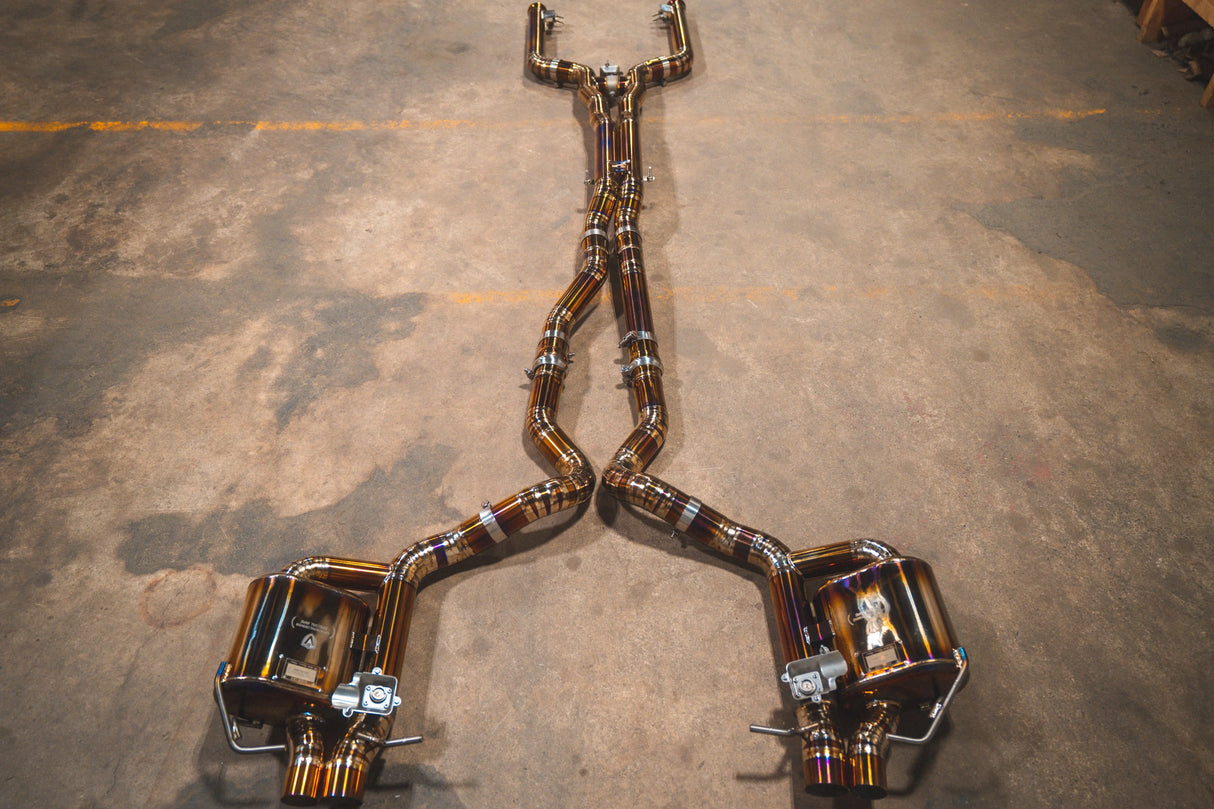 Mercedes W205 C63 / C63s Valved Sport Exhaust System Valvetronic Designs