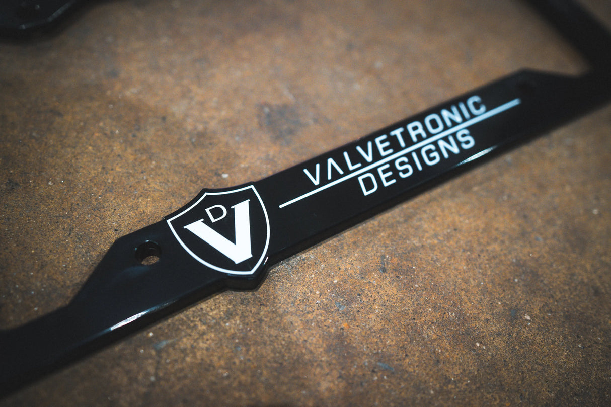 Valvetronic Designs License Plate Frame Valvetronic Designs