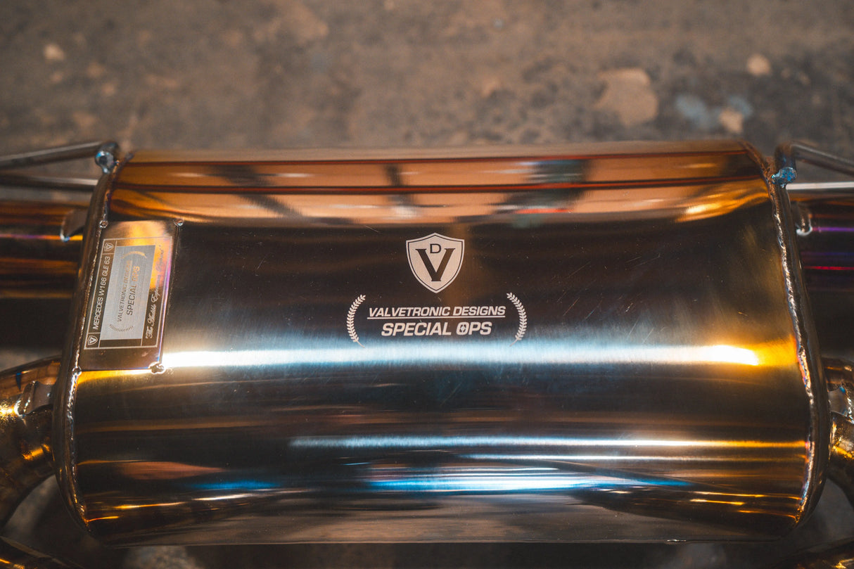 Mercedes AMG GLC 63 / S Valved Sport Exhaust system Valvetronic Designs