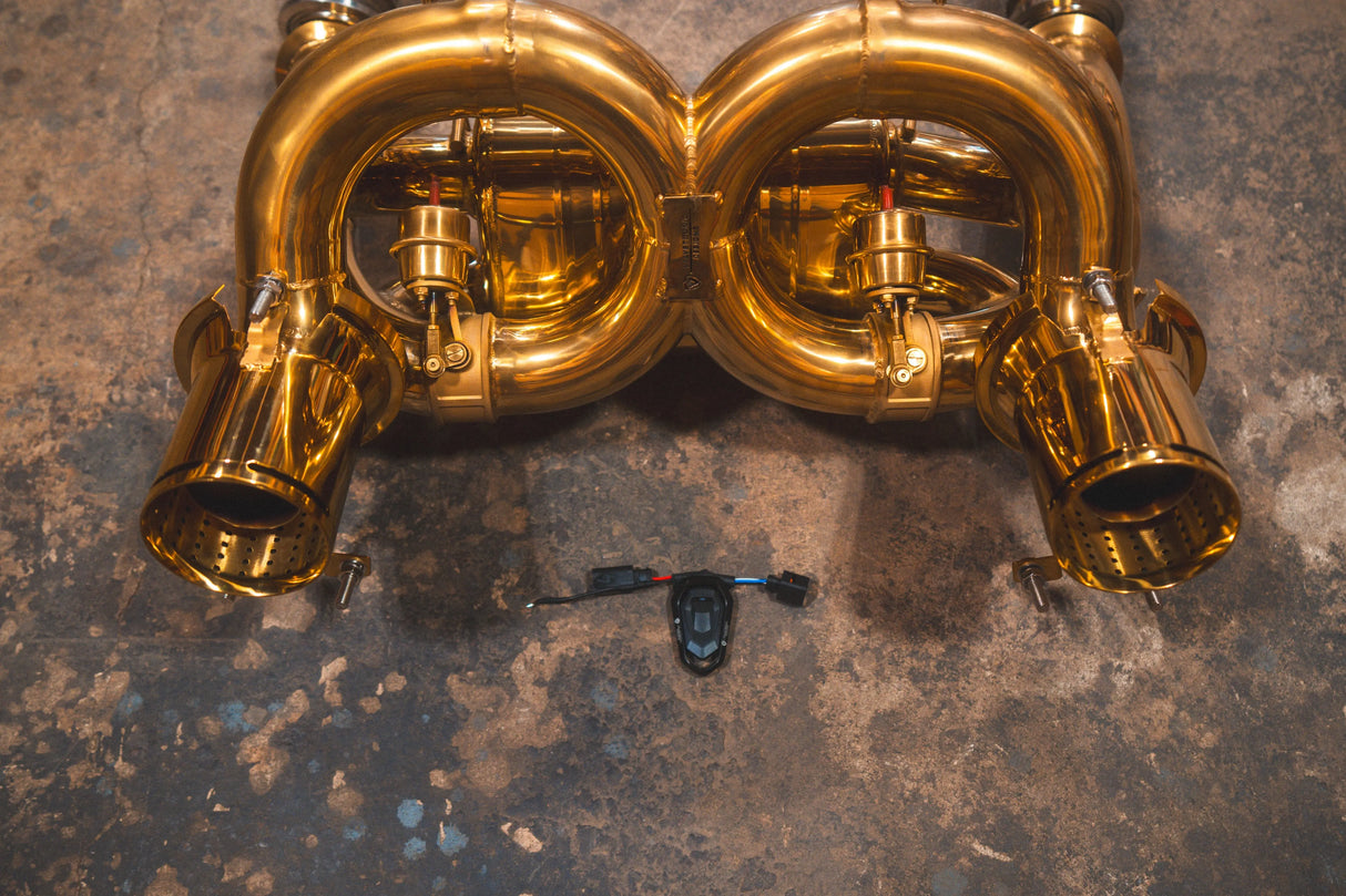 Lamborghini Aventador SVJ/Ultimae Valved Sport Exhaust System Valvetronic Designs