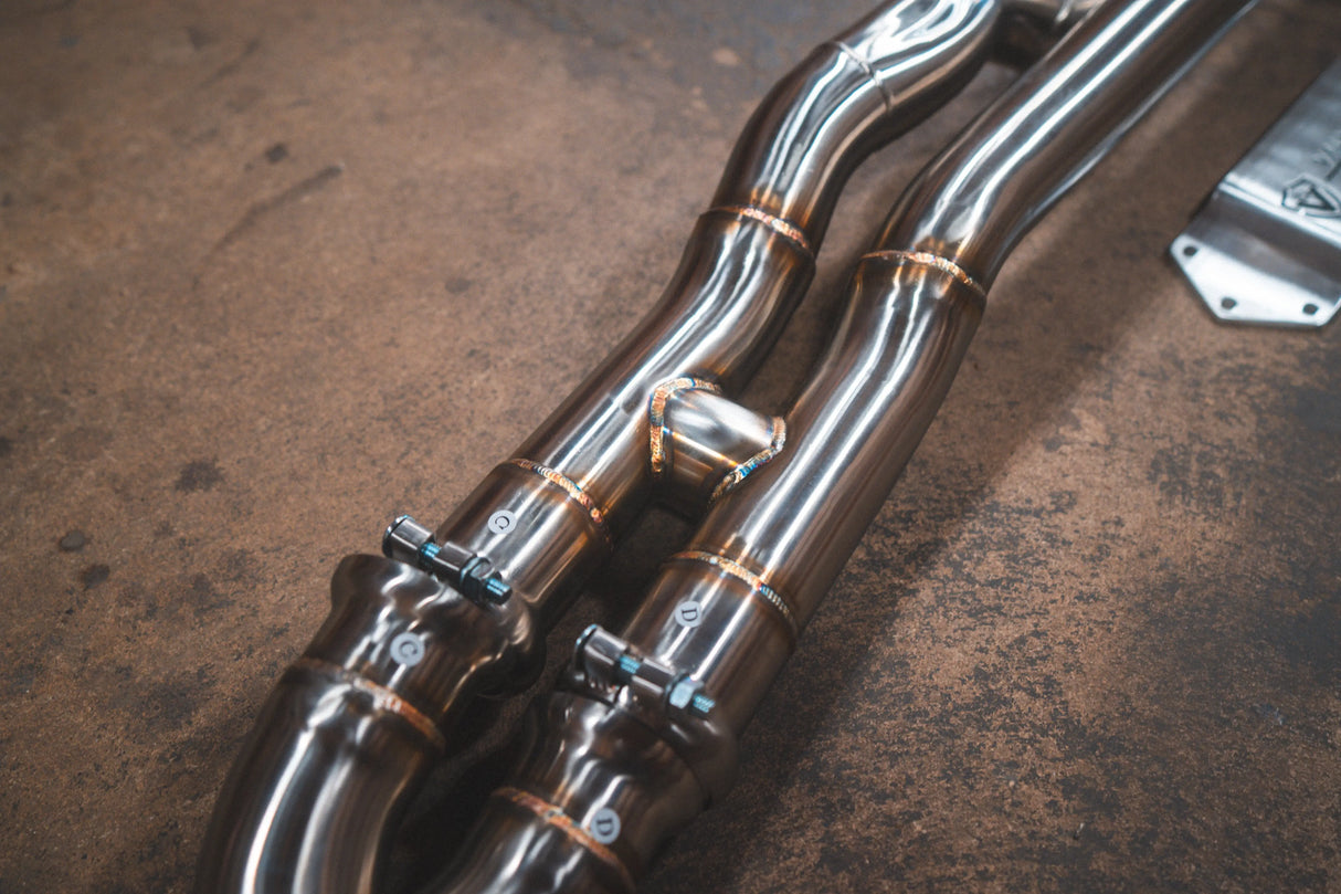 BMW F87 M2 Competition Equal Length Valved Sport Exhaust System Valvetronic Designs