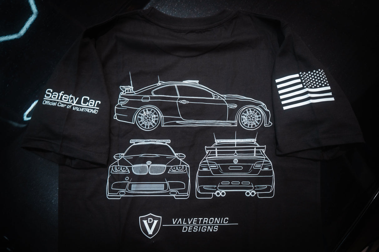 Valvetronic Safety Car Graphic Tee Valvetronic Designs