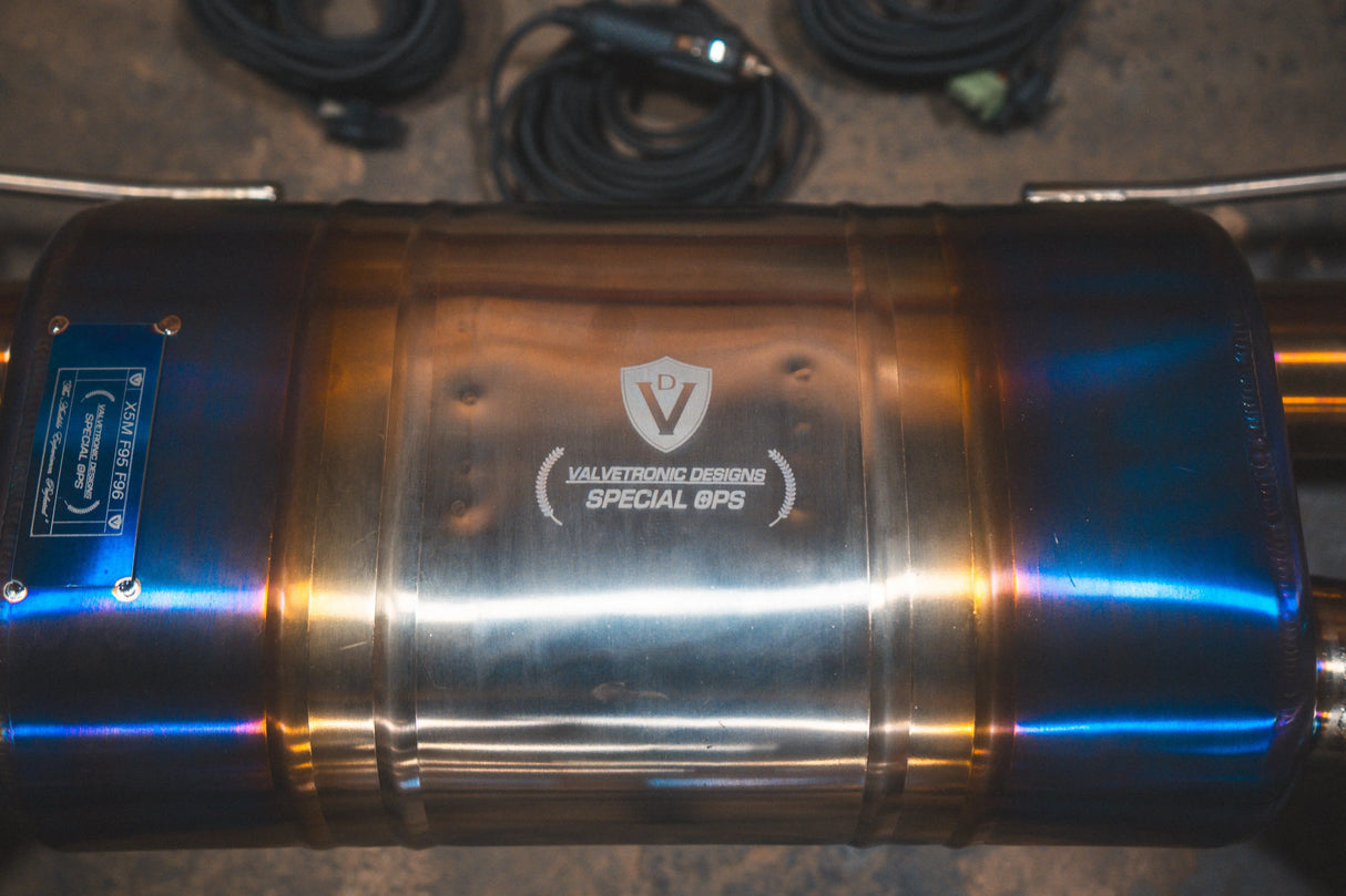 BMW X5M / X6M F95 / F96 VALVED SPORT EXHAUST SYSTEM Valvetronic Designs