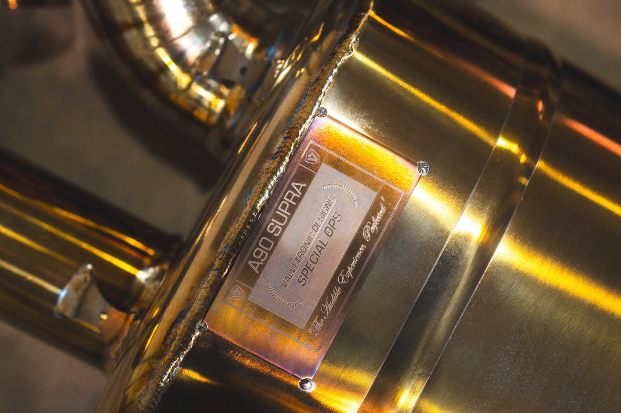 Toyota Supra A90 / A91 Valved Sport Exhaust System Valvetronic Designs