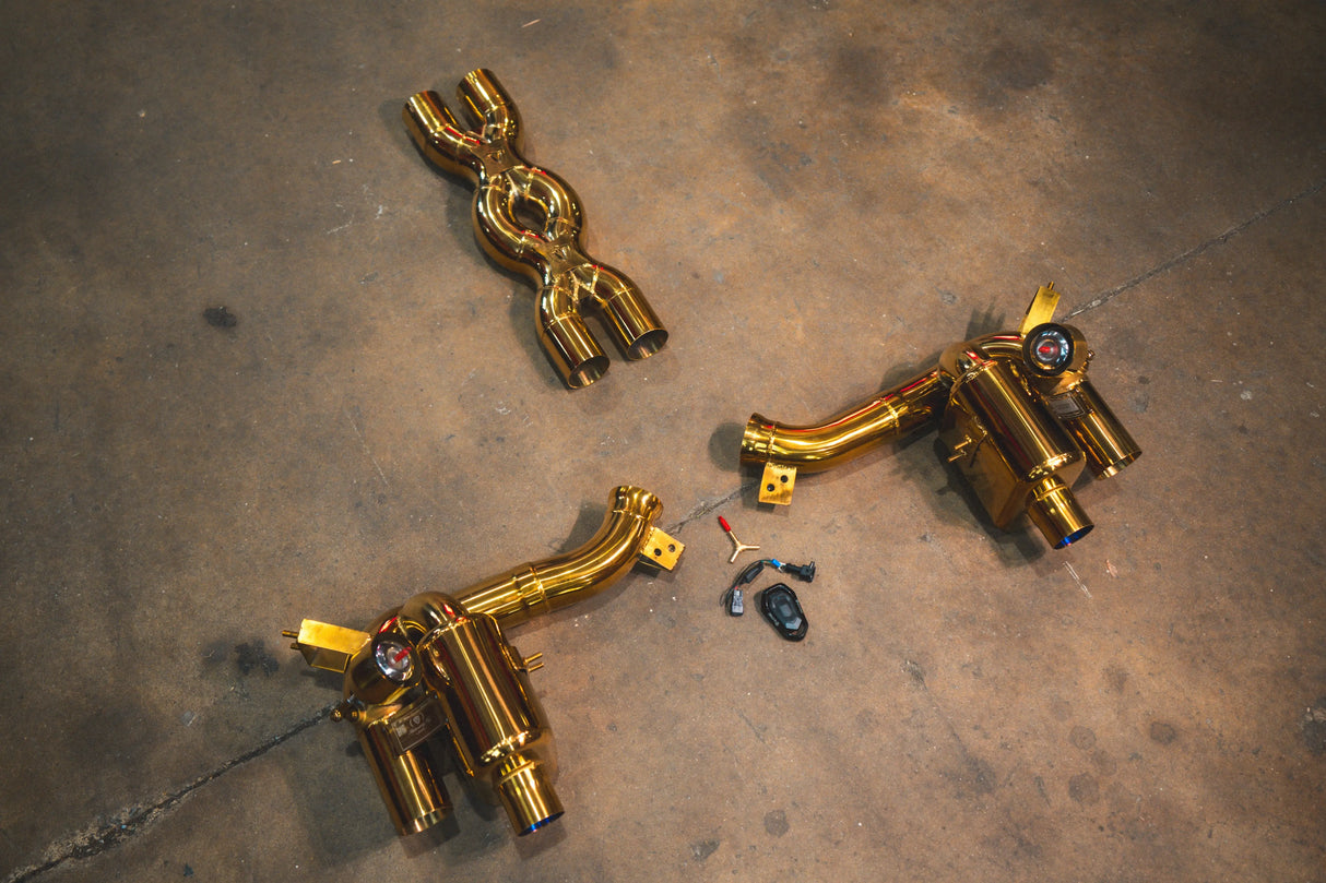Ferrari GTC4 Lusso Valved Exhaust system Valvetronic Designs