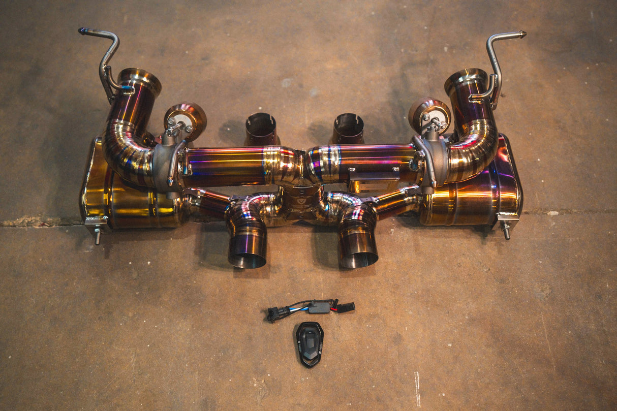 Ferrari 458 Italia Valved Sport Exhaust System Valvetronic Designs