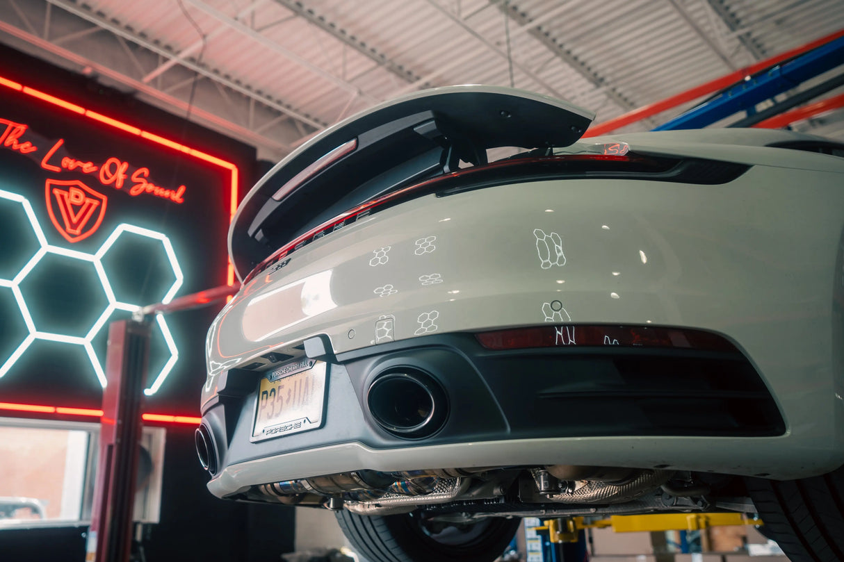 Valvetronic Valved Sport Exhaust System for Porsche 992 Carrera / Turbo Valvetronic Designs
