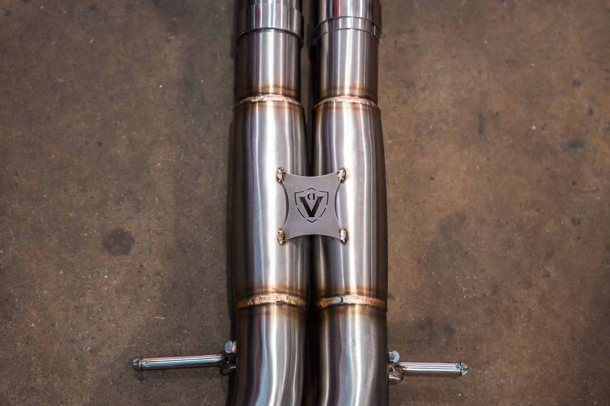Valved Sport Exhaust System for Porsche 9Y0 Cayenne Valvetronic Designs