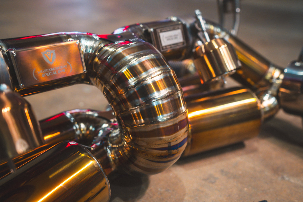 Lamborghini Huracan Performante / EVO / STO / Tecnica True F1 / Valved Exhaust system Valvetronic Designs