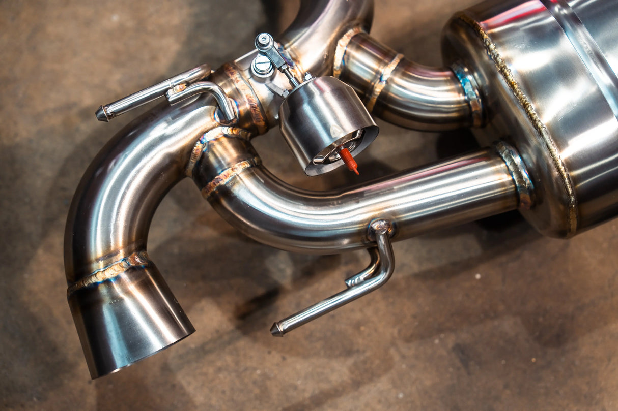 Mercedes SLS AMG Valved Sport Exhaust System Valvetronic Designs