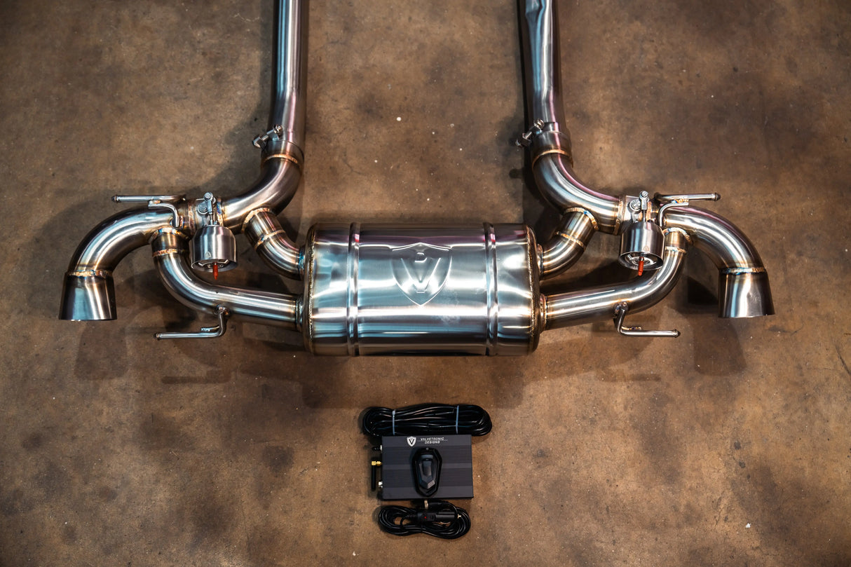 Mercedes SLS AMG Valved Sport Exhaust System Valvetronic Designs