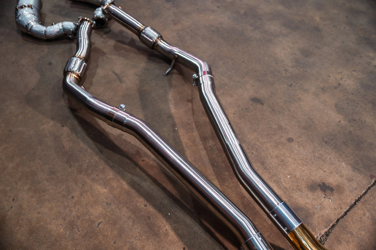 AUDI RSQ8 Valved Sport Exhaust system Valvetronic Designs