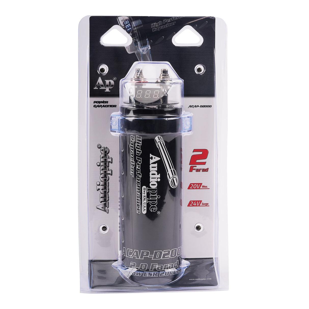 High Power Capacitor (ACAP-D2000) Audiopipe