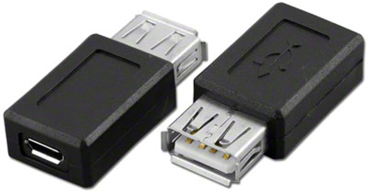 Female USB -> Female Micro USB Connector TekShack