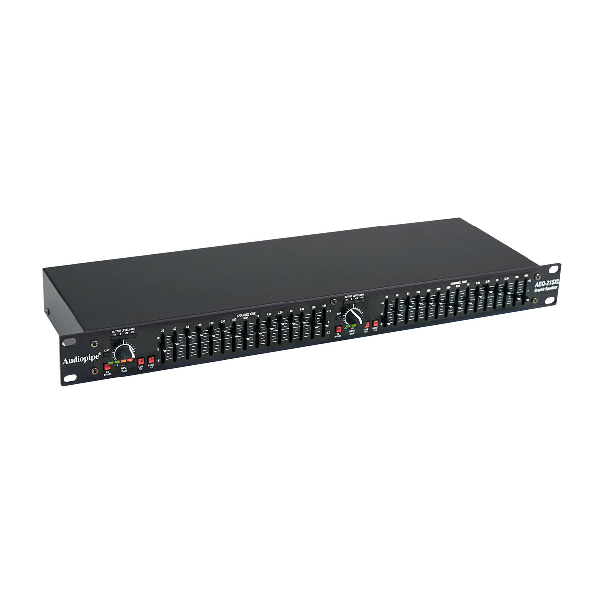 Dual Channel 15 Band Graphic Equalizers (AEQ-215XL) Audiopipe