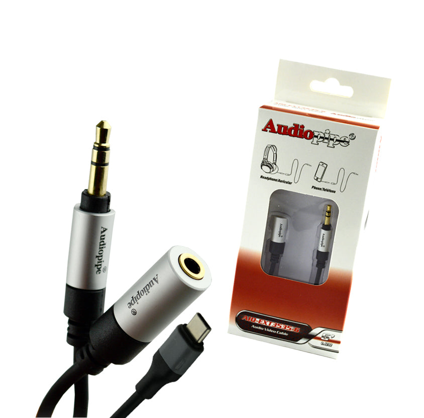 AIQ-EXT3535-6 3.5mm Aux Audio Extension Cable Audiopipe
