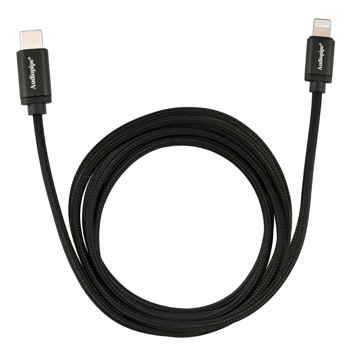 USB C To 8 Pin Cable (AIQ-TYCLIT-6BLK) Audiopipe