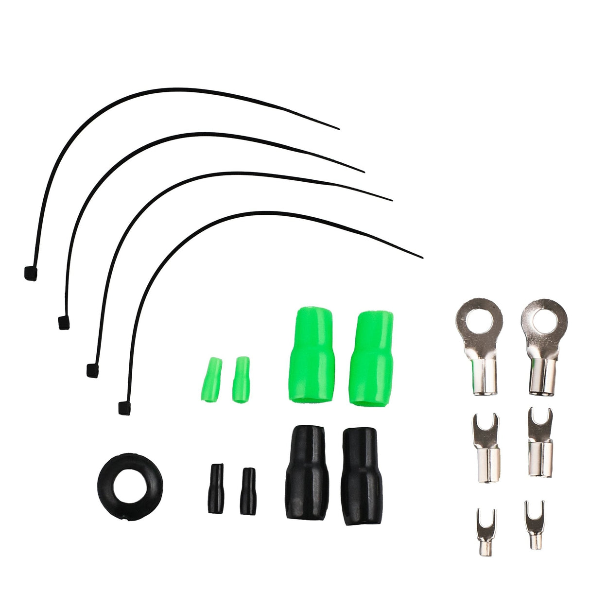 4-GA Amplifier Installation Wiring Kit - Green DS18