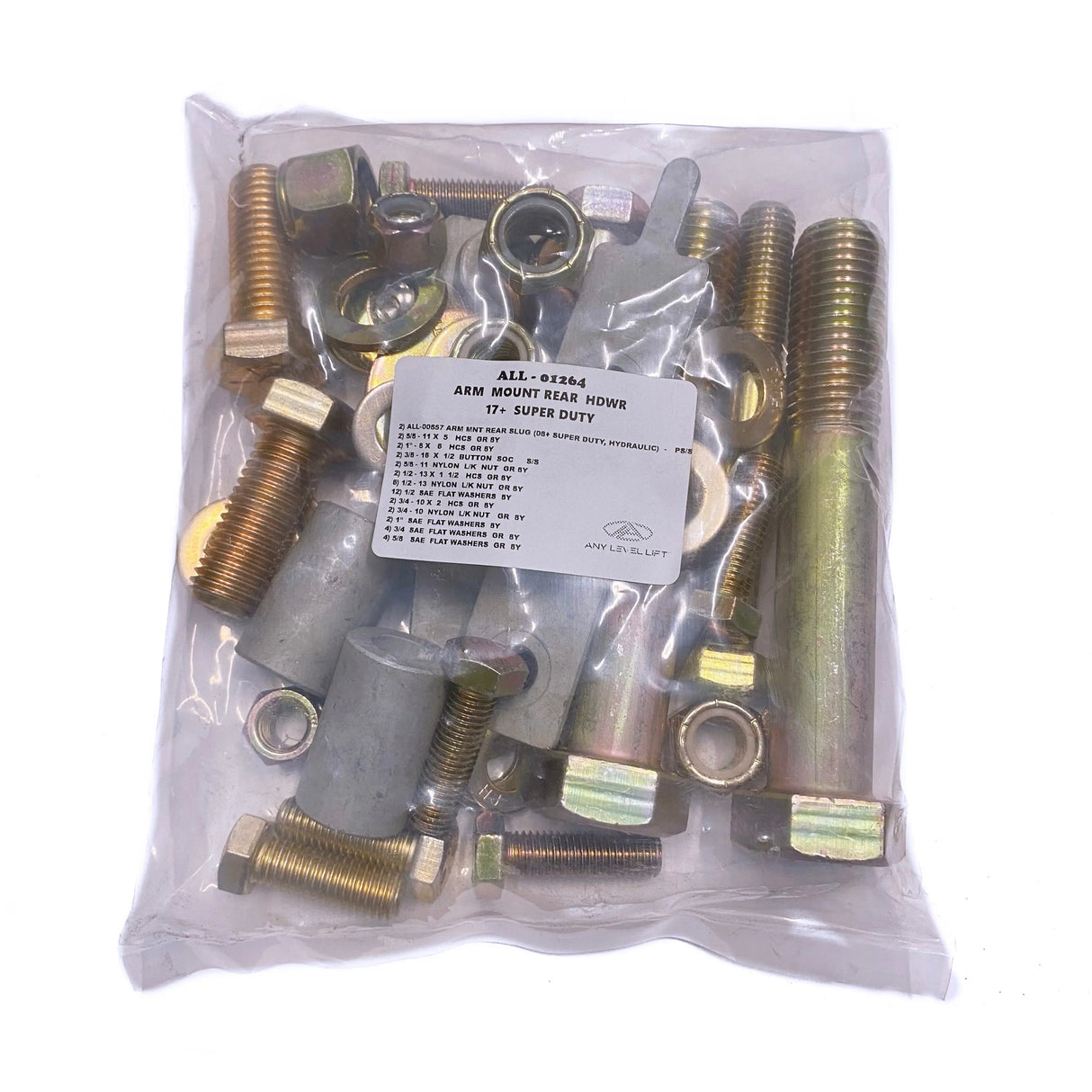Arm Mount Rear Hardware Kit (17+ Super Duty, Hydraulic) Any Level Lift