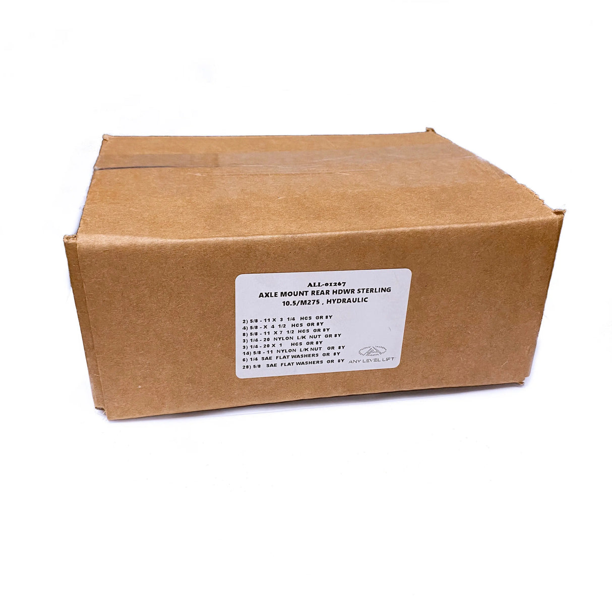 Axle Mount Rear Hardware Kit (Hydraulic) Any Level Lift